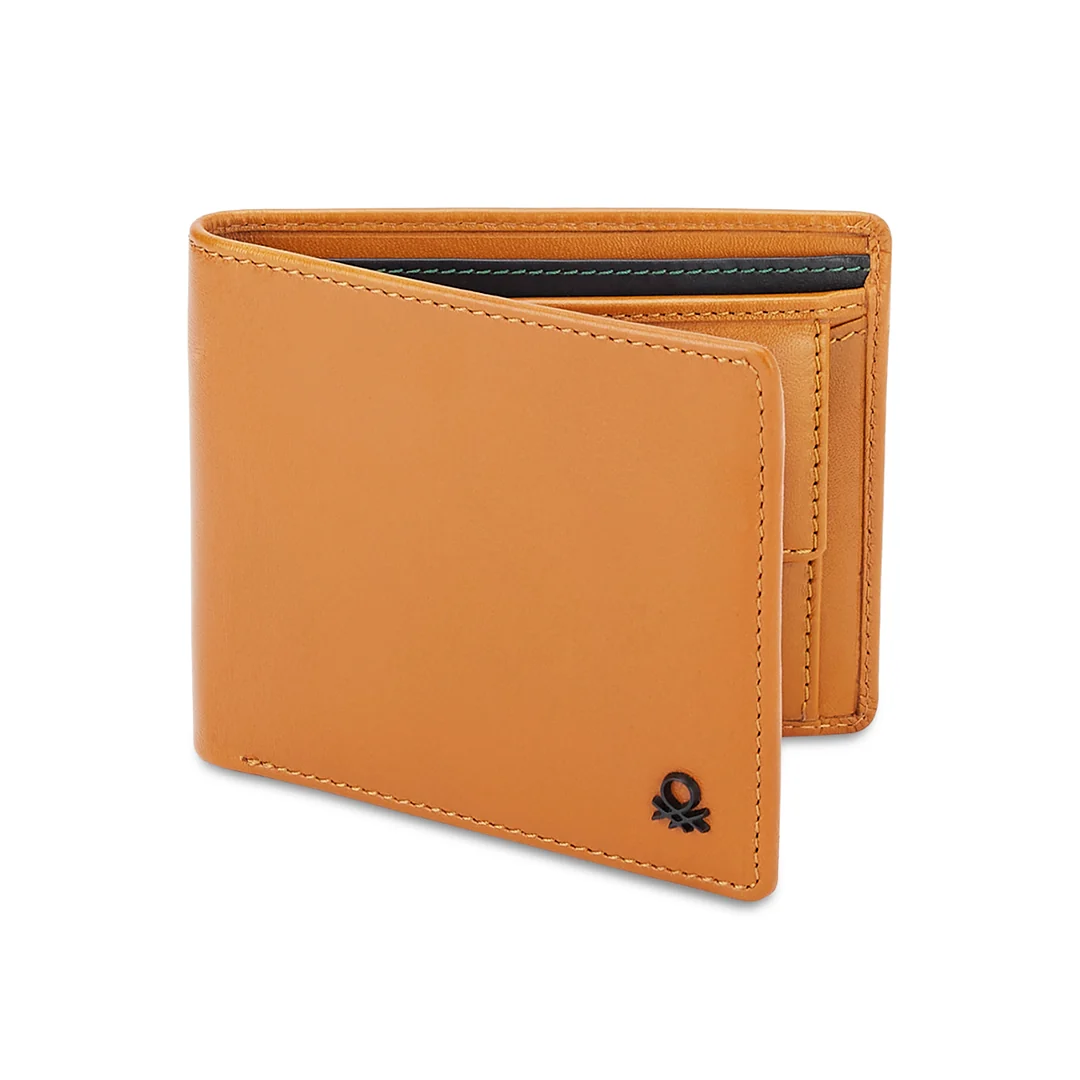 United Colors of Benetton Brenon Men's Leather Global Coin Wallet - Image 10