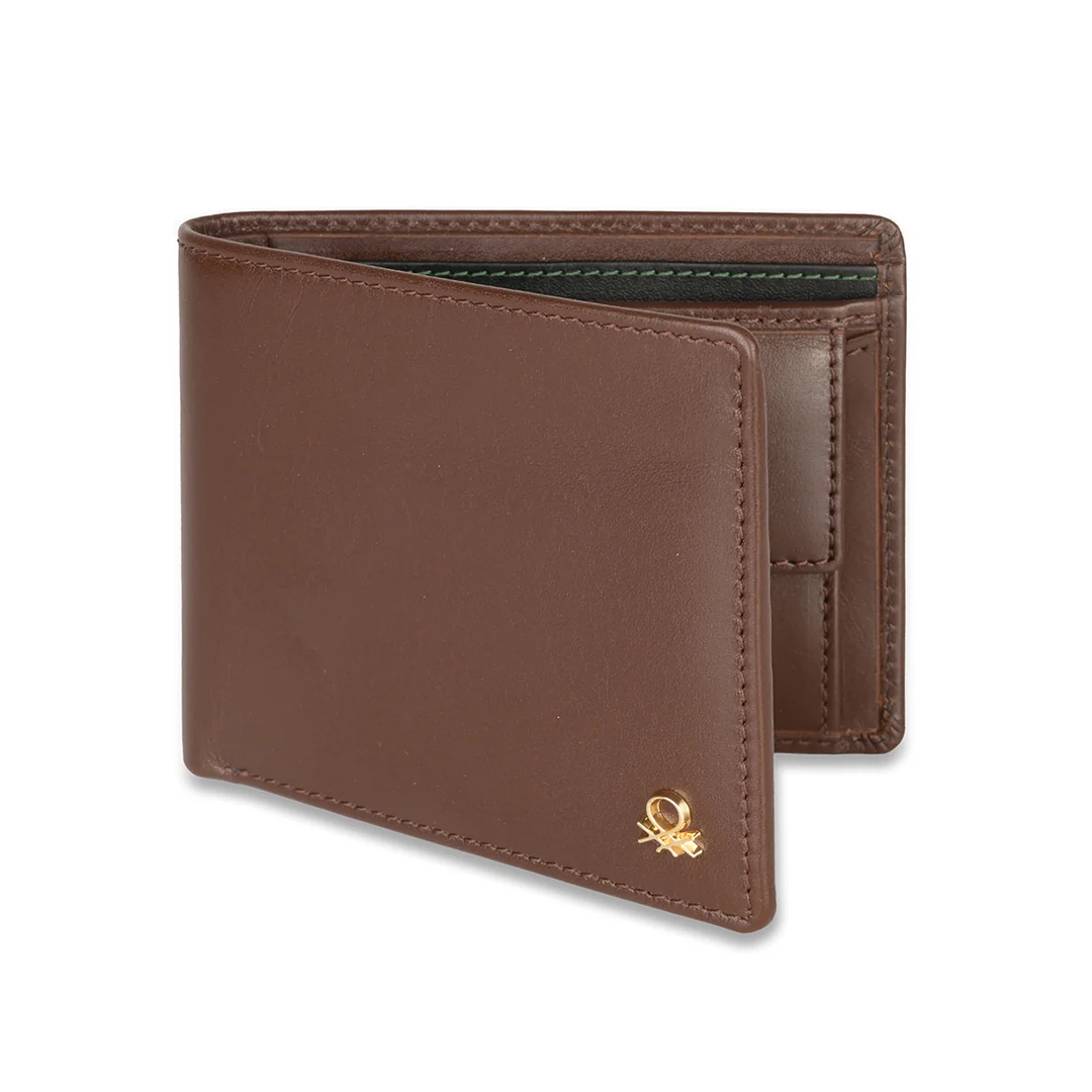 United Colors of Benetton Brenon Men's Leather Global Coin Wallet - Image 2