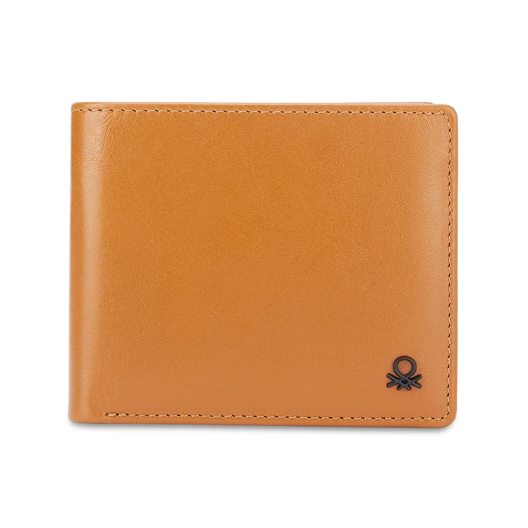 United Colors of Benetton Brenon Men's Leather Global Coin Wallet - Image 9