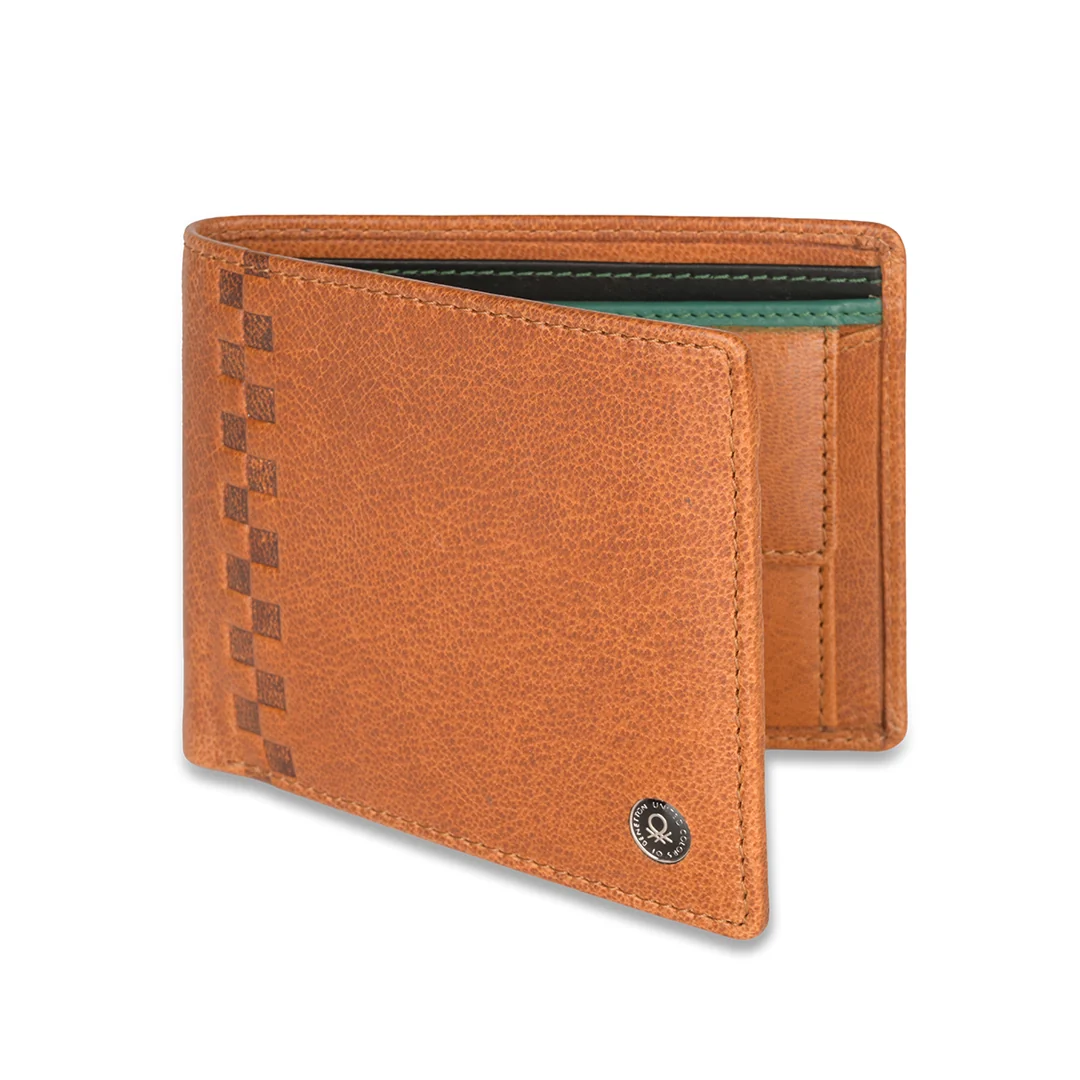 United Colors of Benetton Camrin Men's Leather Global Coin Wallet - Image 2