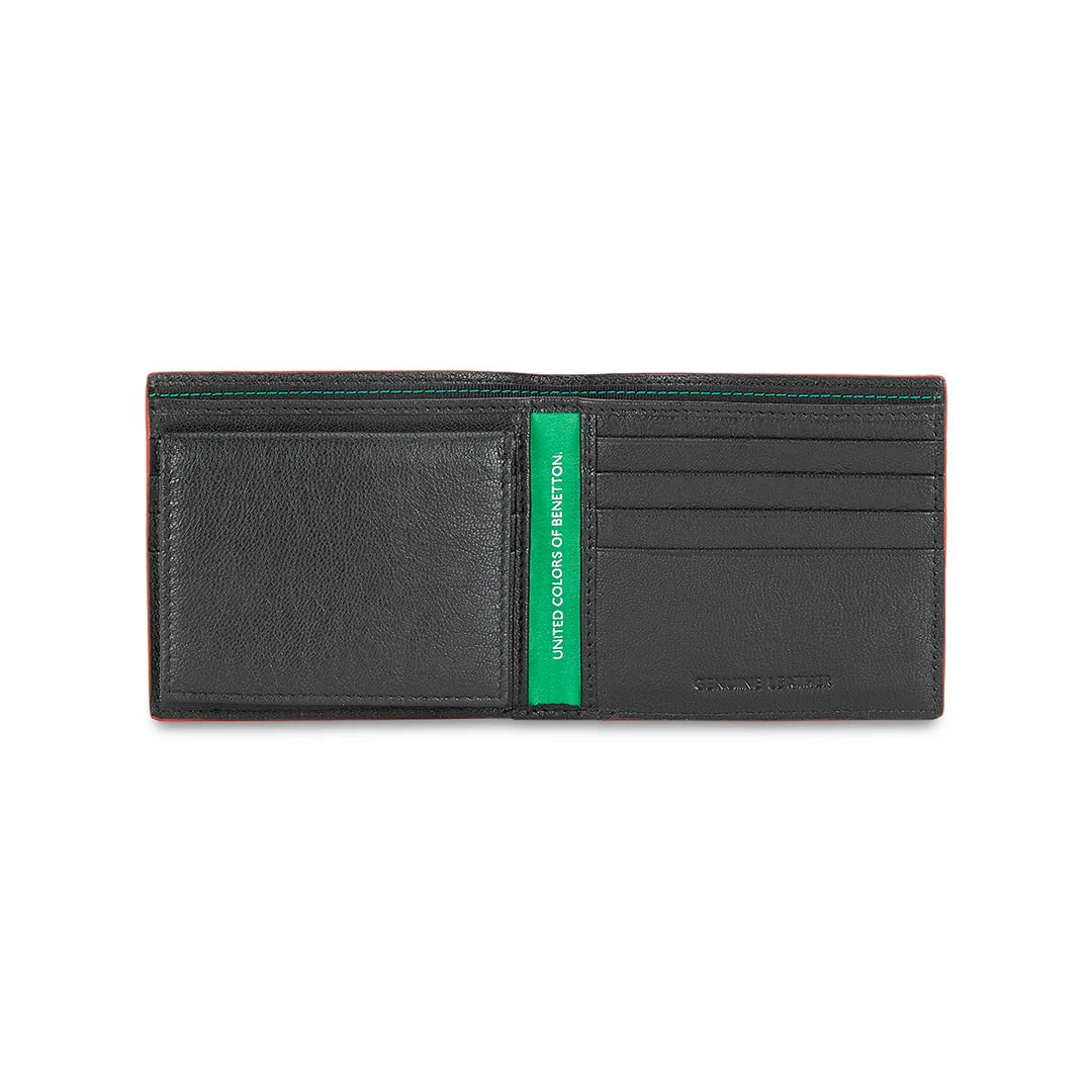 United Colors of Benetton Caspian Men's Leather Passcase Wallet - Image 8