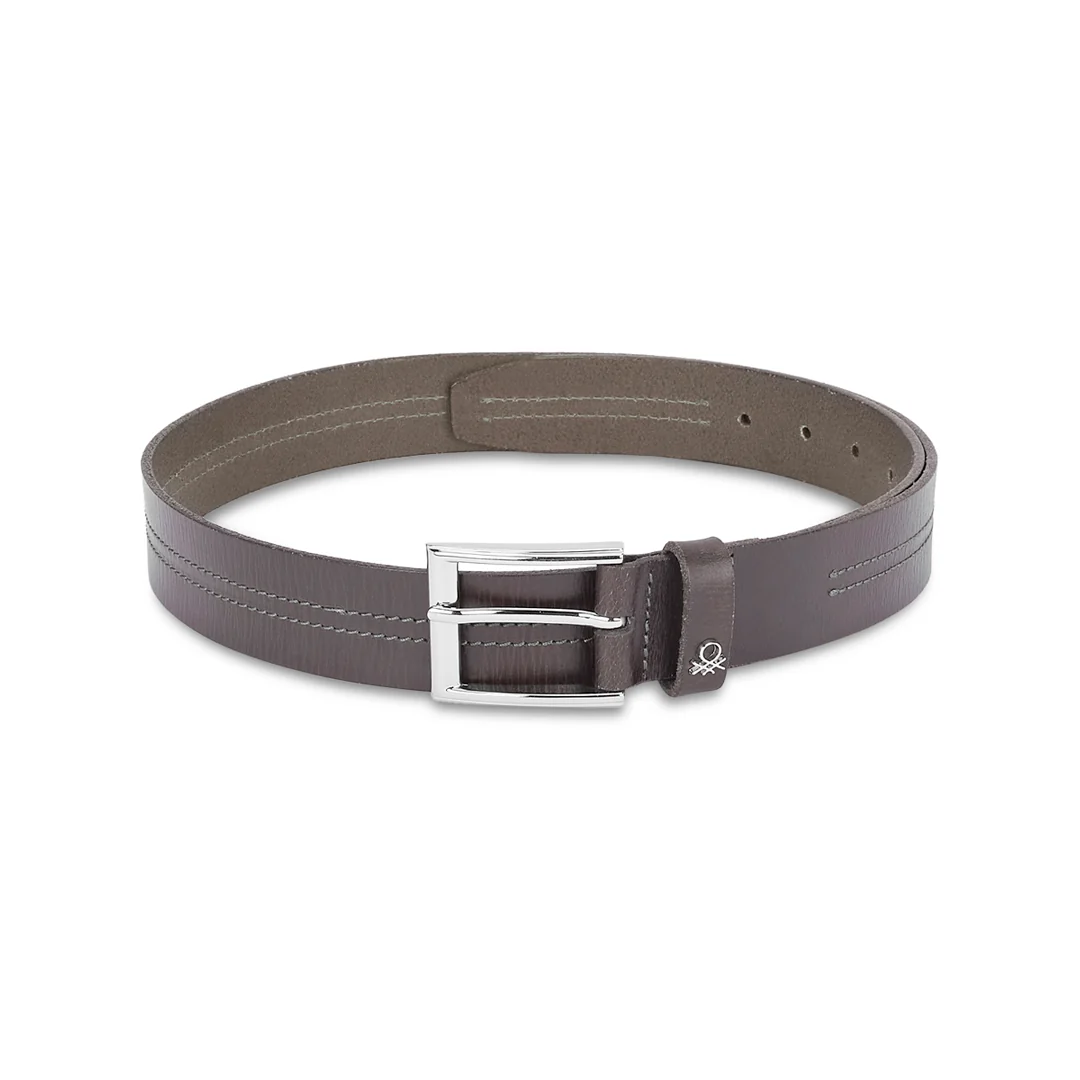 United Colors of Benetton Cavier Men's Leather Non Reversible Belt - Image 8