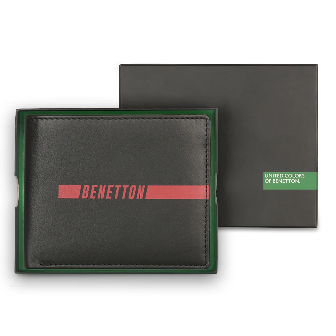 United Colors of Benetton Cloyd Men's Global Coin Leather Wallet - Image 7