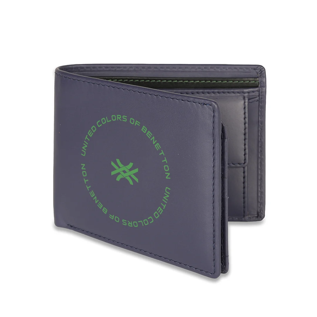 United Colors of Benetton Cormack Men's Leather Multi Card Coin Wallet - Image 2