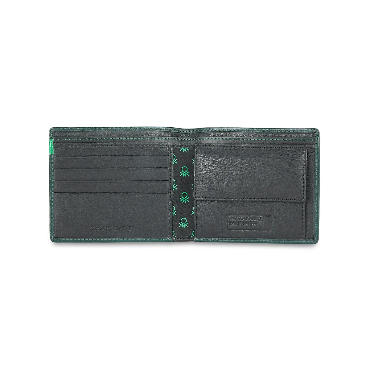 United Colors of Benetton Corvin Men's Leather Global Coin Wallet - Image 8