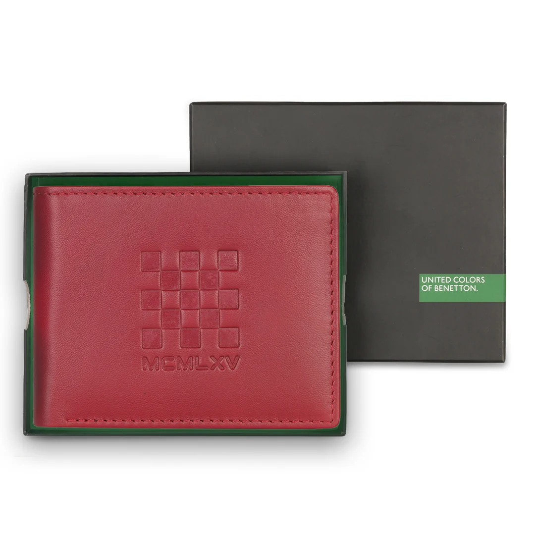 United Colors of Benetton Eagen Men's Leather Global Coin Wallet - Image 15