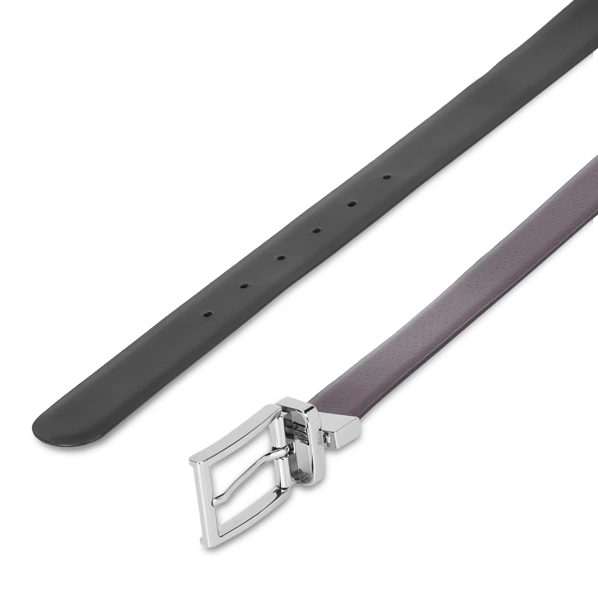 United Colors of Benetton Furbo Men's Leather Reversible Belt - Image 17