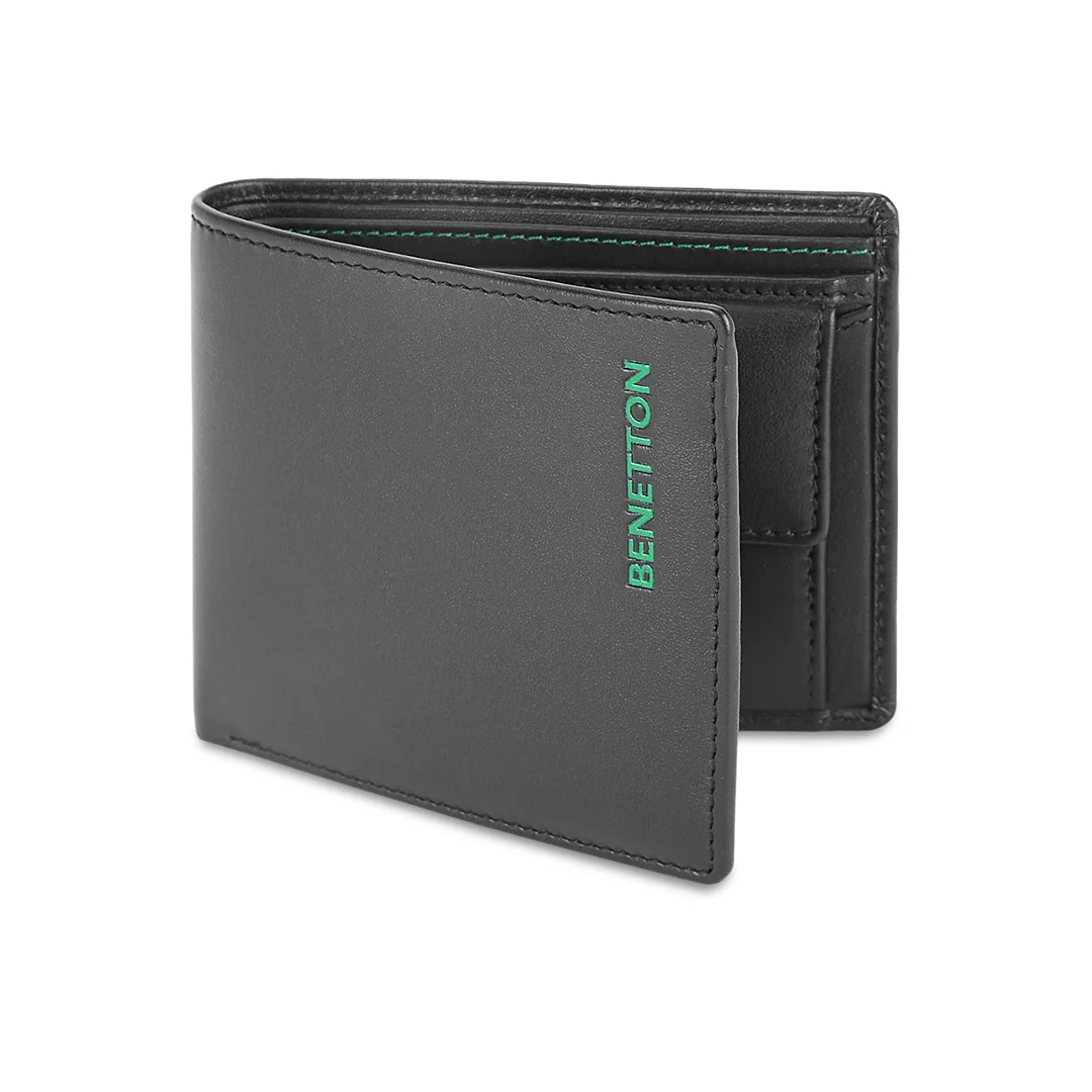 United Colors of Benetton Justino Men's Leather Global Coin Wallet - Image 10