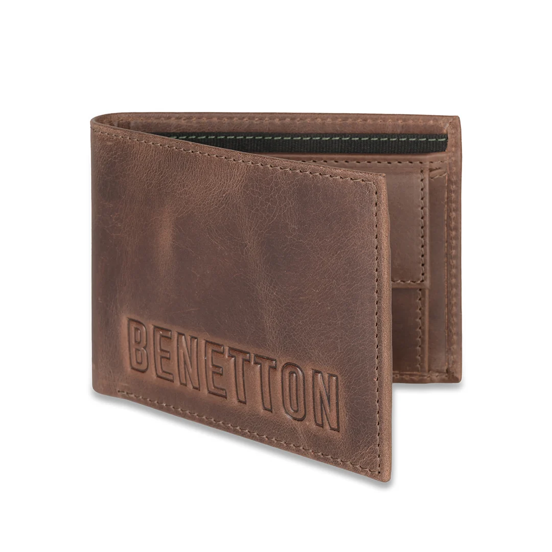 United Colors of Benetton Osmond Men's Leather Global Coin Wallet - Image 2