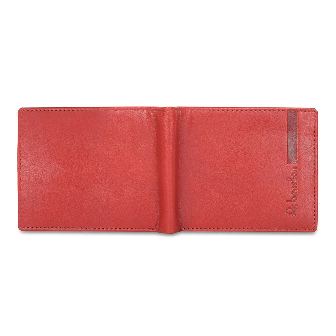 United Colors of Benetton Reece Men's Leather Global Coin Wallet - Image 6
