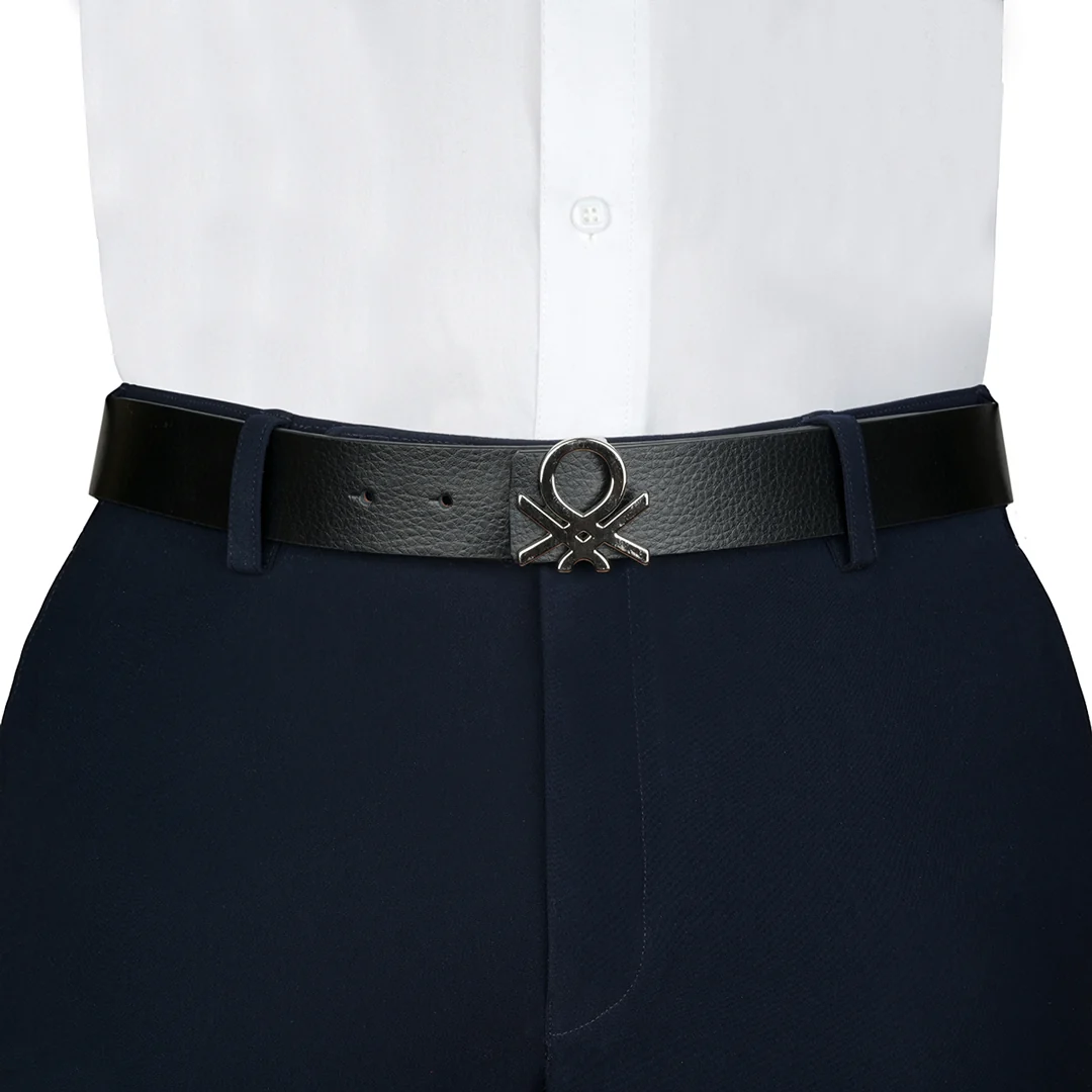 United Colors of Benetton Renardo Men's Leather Reversible Belt - Image 6