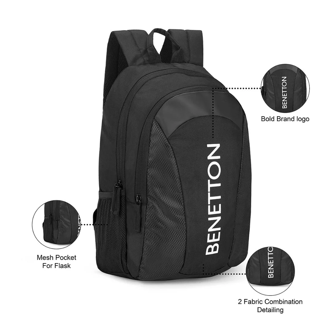 United Colors of Benetton Skylar Laptop Backpack - Image 4