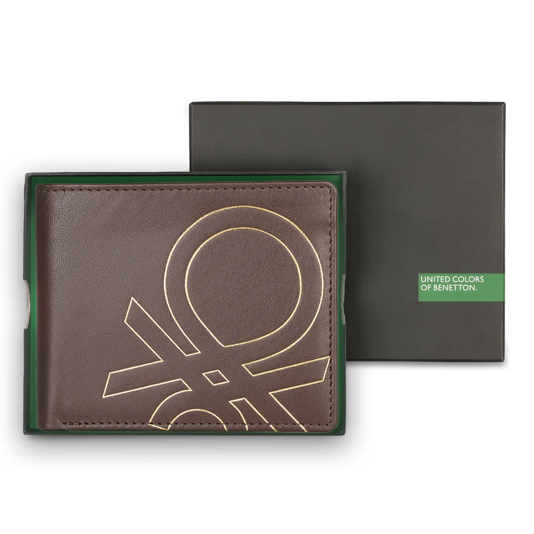 United Colors of Benetton Treviso Men's Leather Global Coin Wallet - Image 7