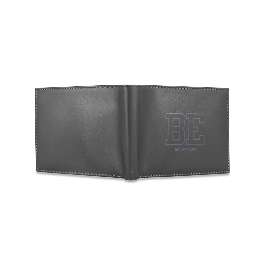 United Colors of Benetton Valen Men's Leather Global Coin Wallet - Image 6