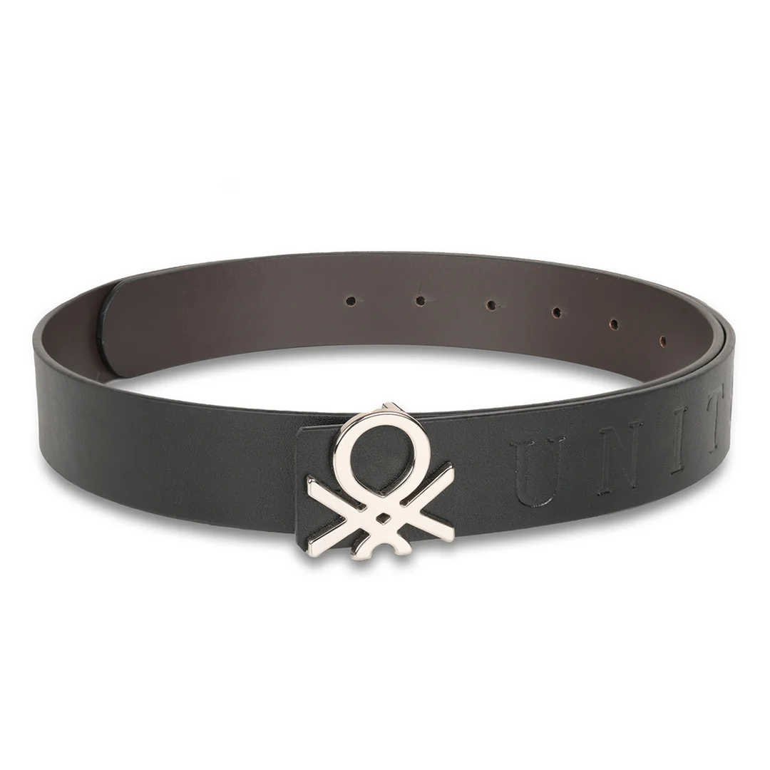 United Colors of Benetton Valerio Men's Leather Reversible Belt - Image 24