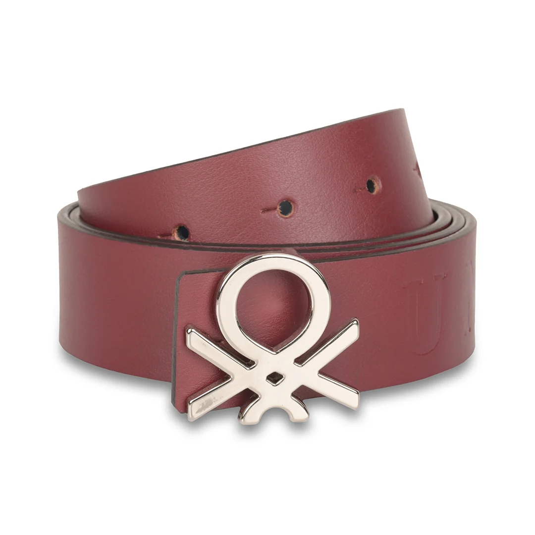 United Colors of Benetton Valerio Men's Leather Reversible Belt - Image 9
