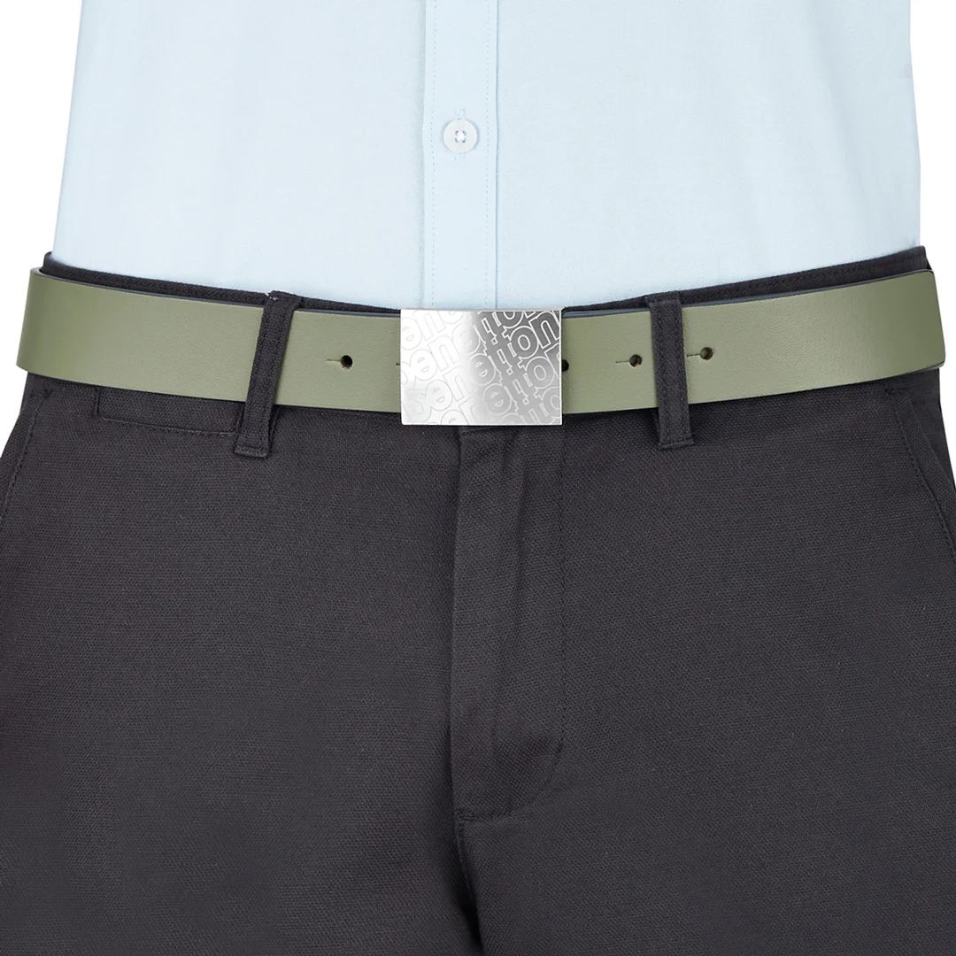 United Colors of Benetton Wallace Men's Leather Non Reversible Belt - Image 23