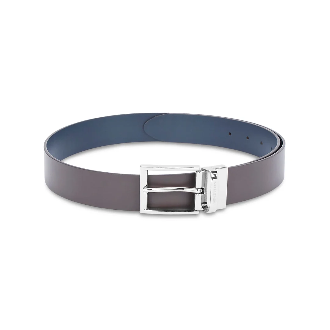 United Colors of Benetton Zayd Men's Leather Reversible Belt - Image 8