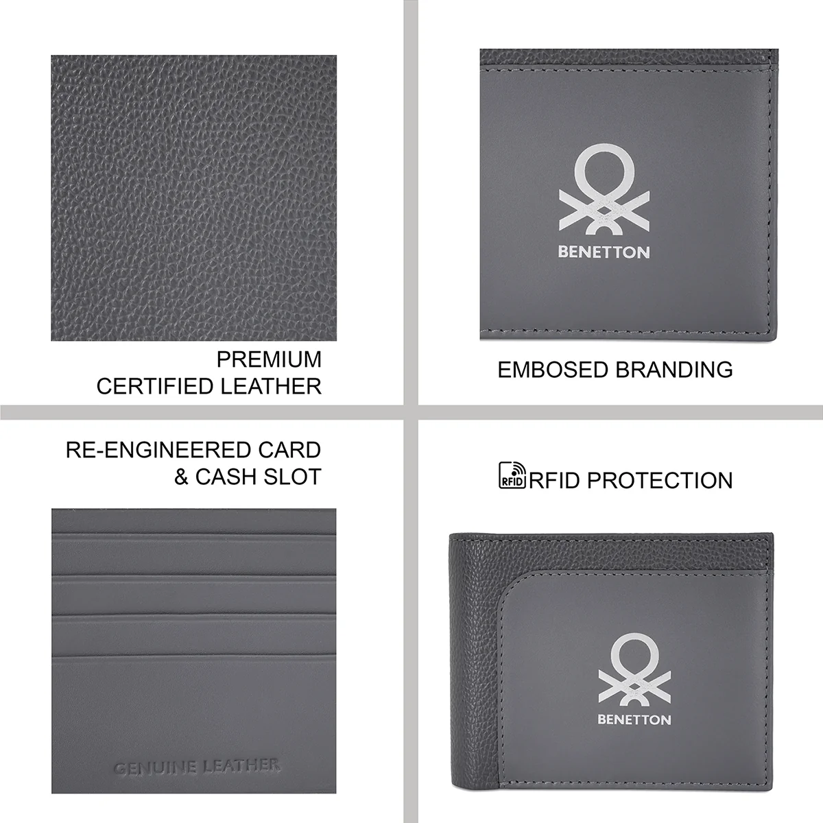 United Colors of Benetton Aloise Men's Global Coin Wallet - Image 4