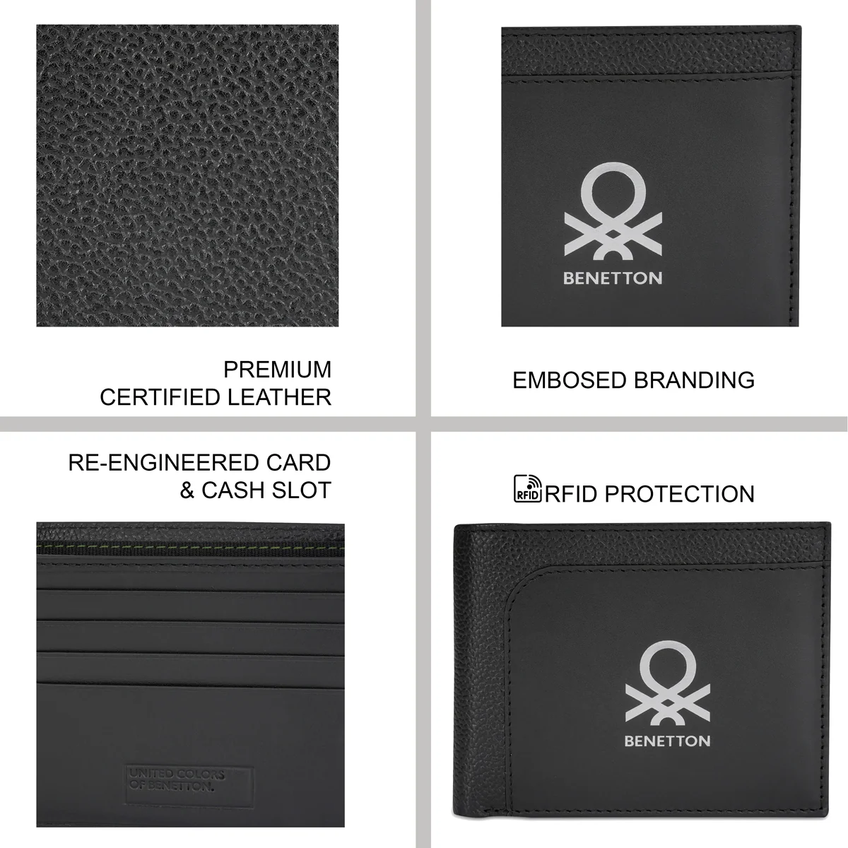 United Colors of Benetton Aloise Men's Passcase Wallet - Image 4