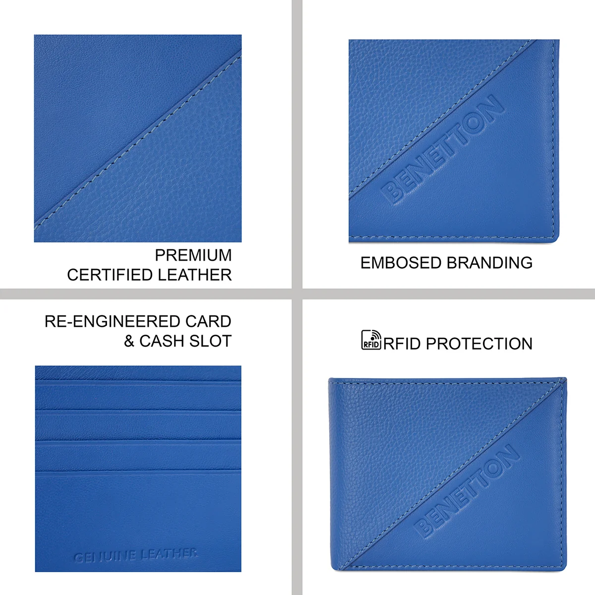 United Colors of Benetton Anselmo Men's Global Coin Wallet - Image 4