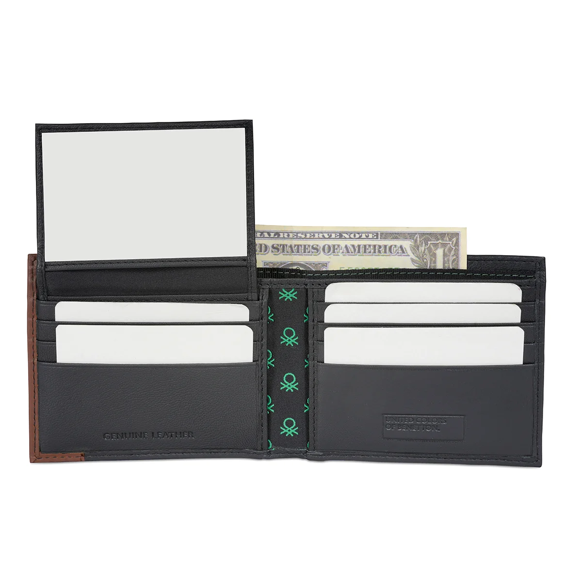 United Colors of Benetton Aroldo Men's Passcase Wallet - Image 5