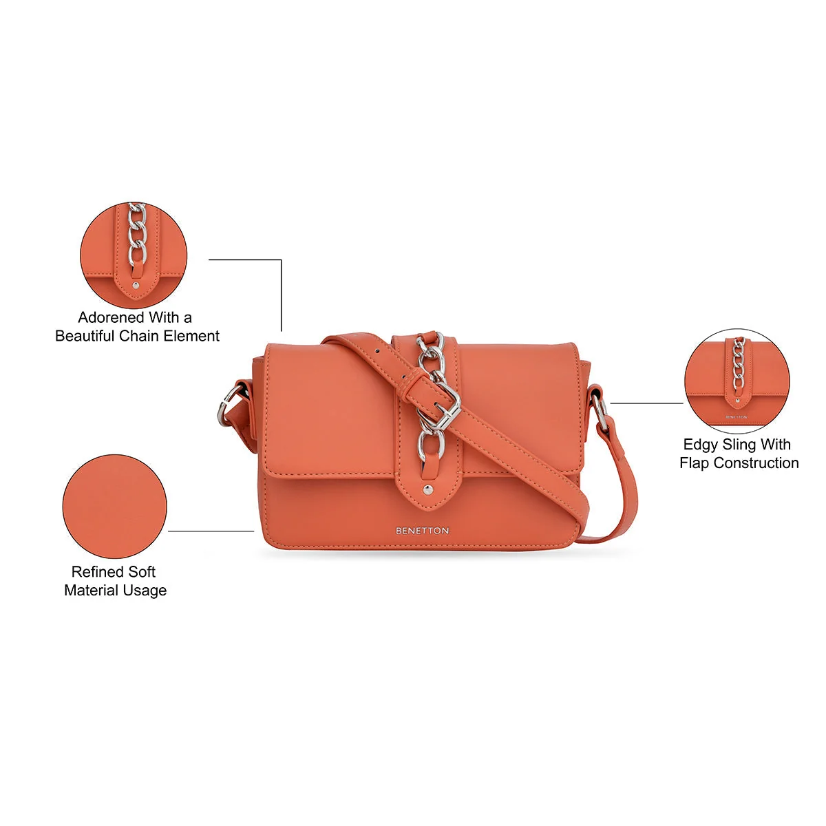 United Colors of Benetton Aylin Women's Sling - Image 4