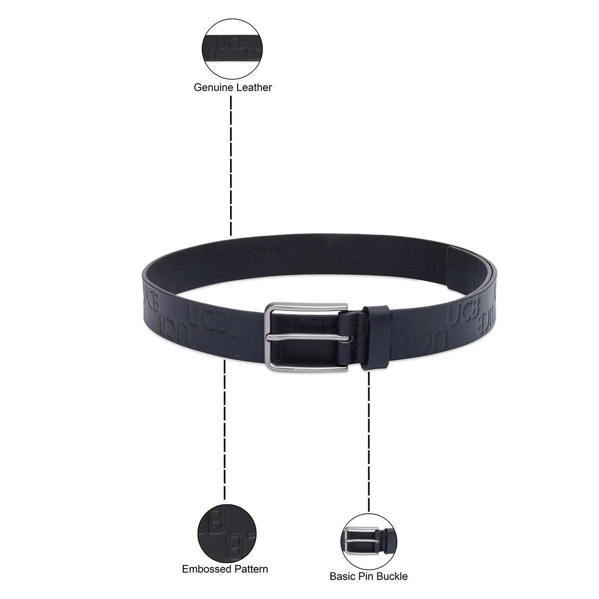 United Colors of Benetton Batllo Non Reversible Belt - Image 4