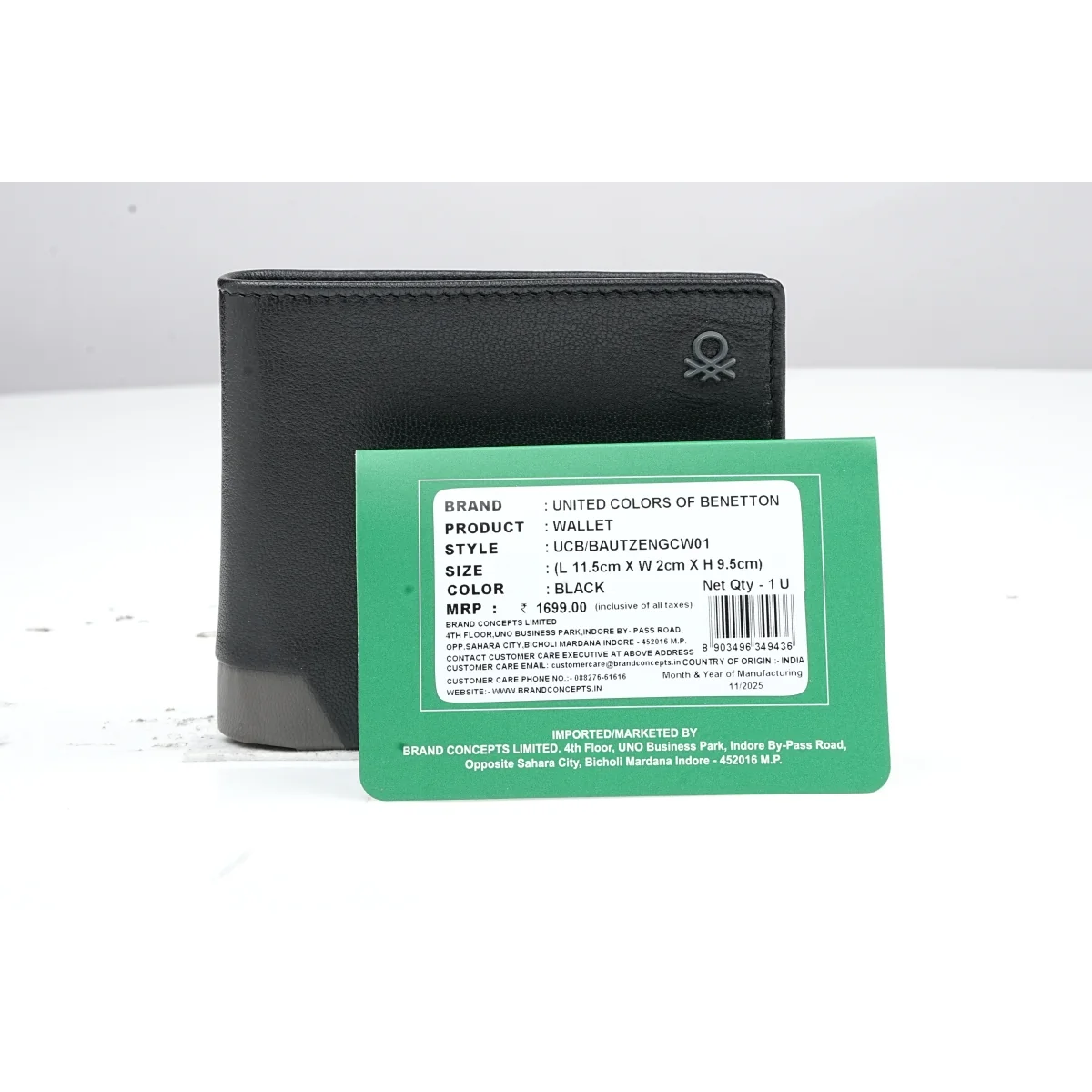 United Colors of Benetton Bautzen Men's Global Coin Wallet - Image 8