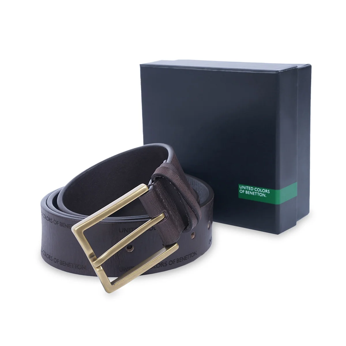 United Colors of Benetton Belwood Men's Non Reversible Belt - Image 7