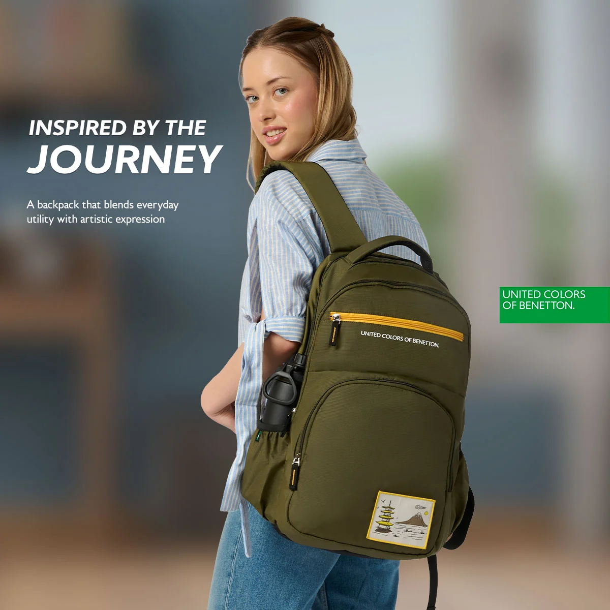 United Colors of Benetton Benton Non Laptop Backpack - Image 2