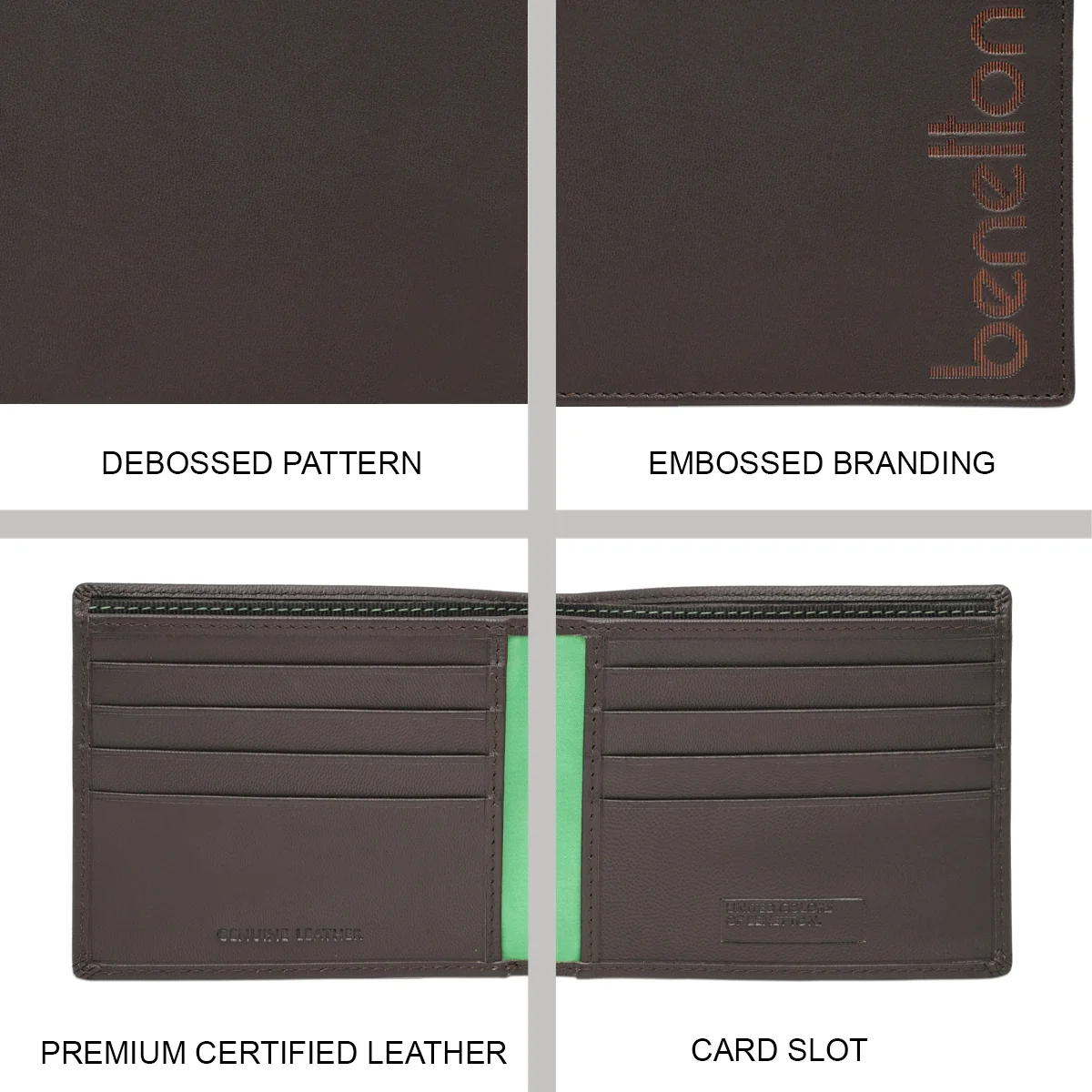 United Colors of Benetton Bindura Men's Slimfold Wallet - Image 7