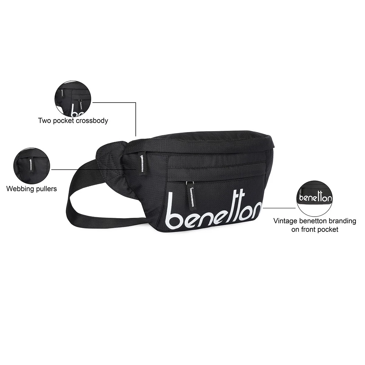 United Colors of Benetton Blitz Waist Pouch - Image 3