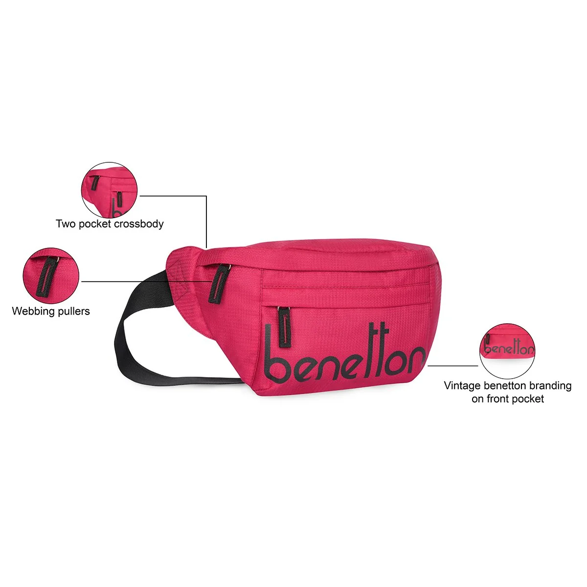United Colors of Benetton Blitz Waist Pouch - Image 3