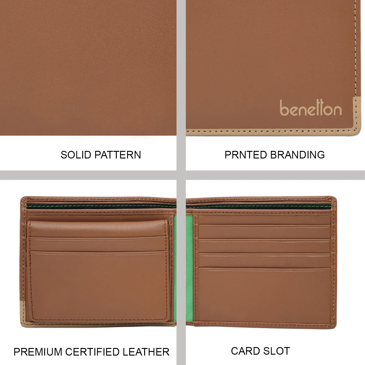 United Colors of Benetton Bouira Men's Passcase Wallet - Image 9