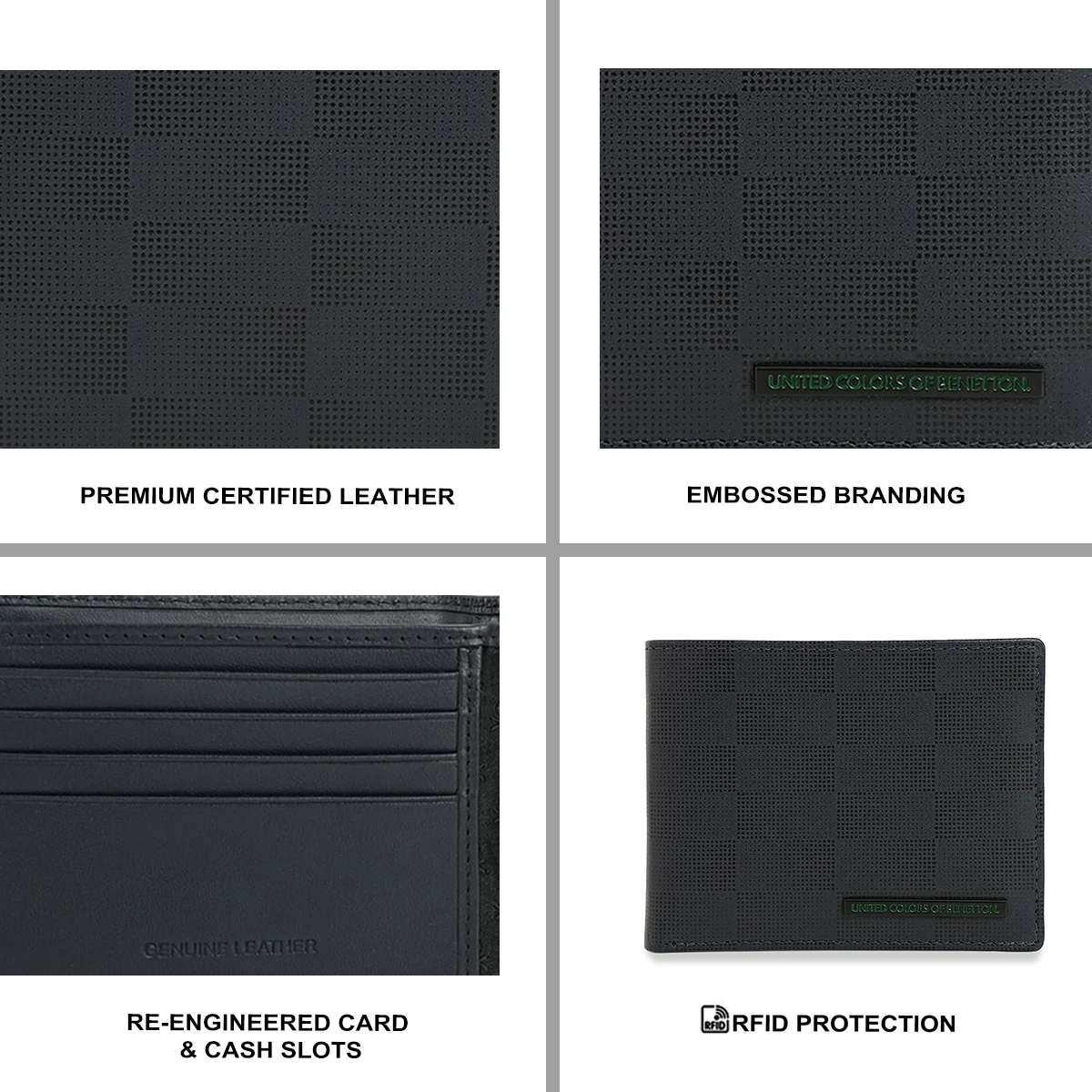 United Colors of Benetton Cartier Men's Slimfold Wallet - Image 7