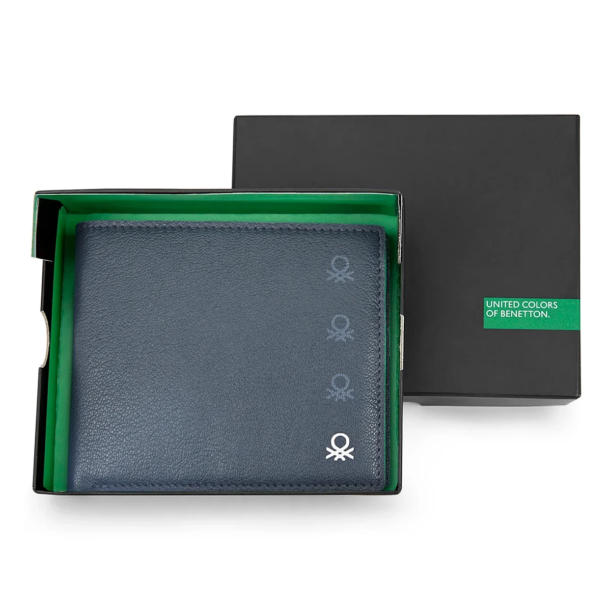 United Colors of Benetton Caspian Men's Global Coin Leather Wallet - Image 7