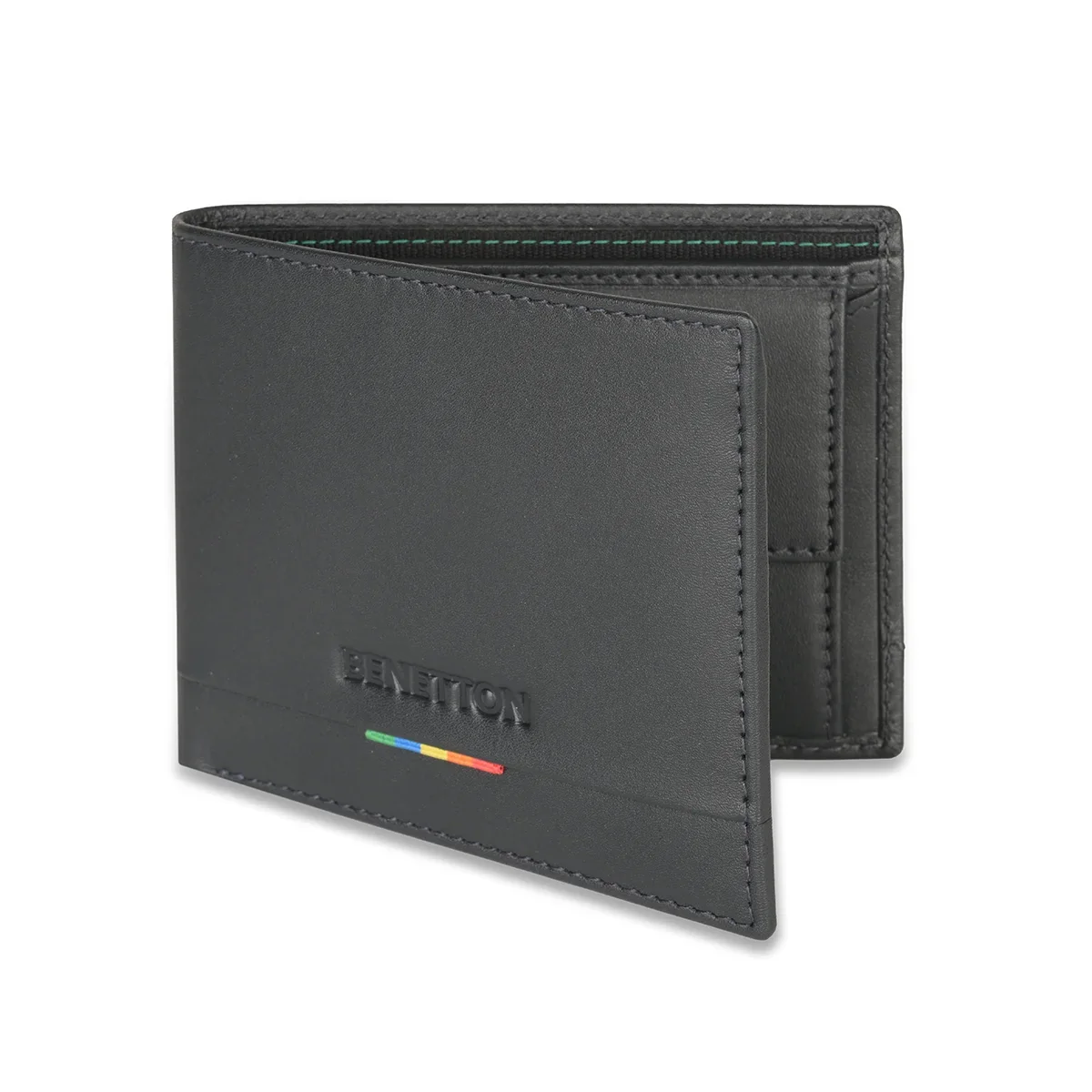 United Colors of Benetton Castriel Men's Global Coin Leather Wallet - Image 2