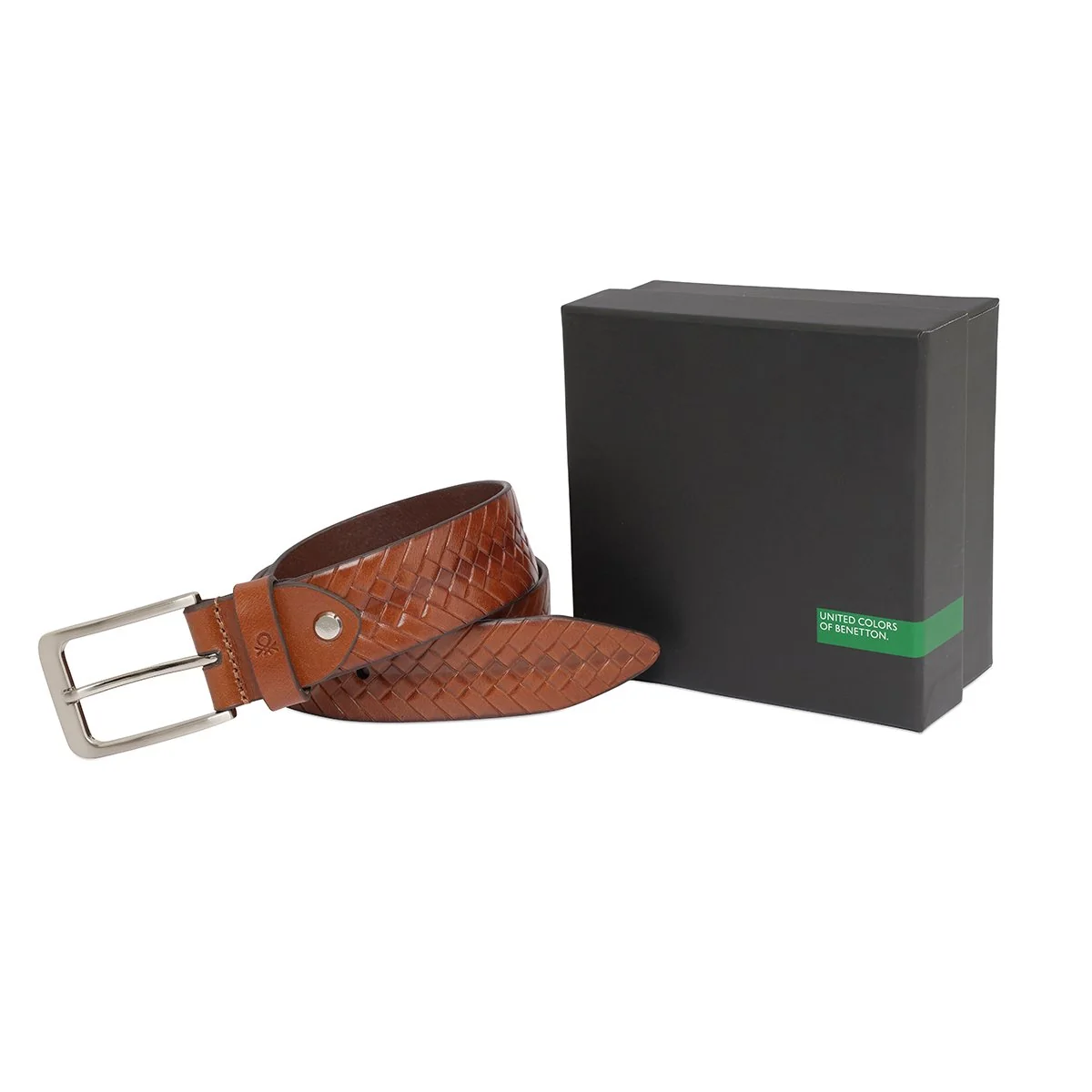 United Colors of Benetton Cerny Men's Non Reversible Belt - Image 8