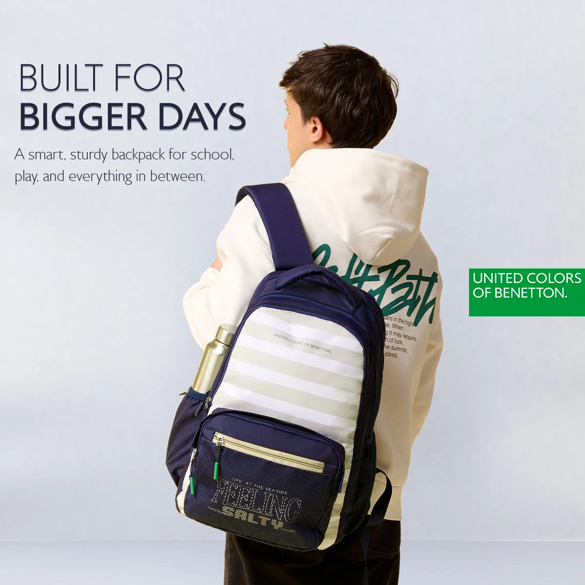 United Colors of Benetton Cipher Non Laptop Backpack - Image 7