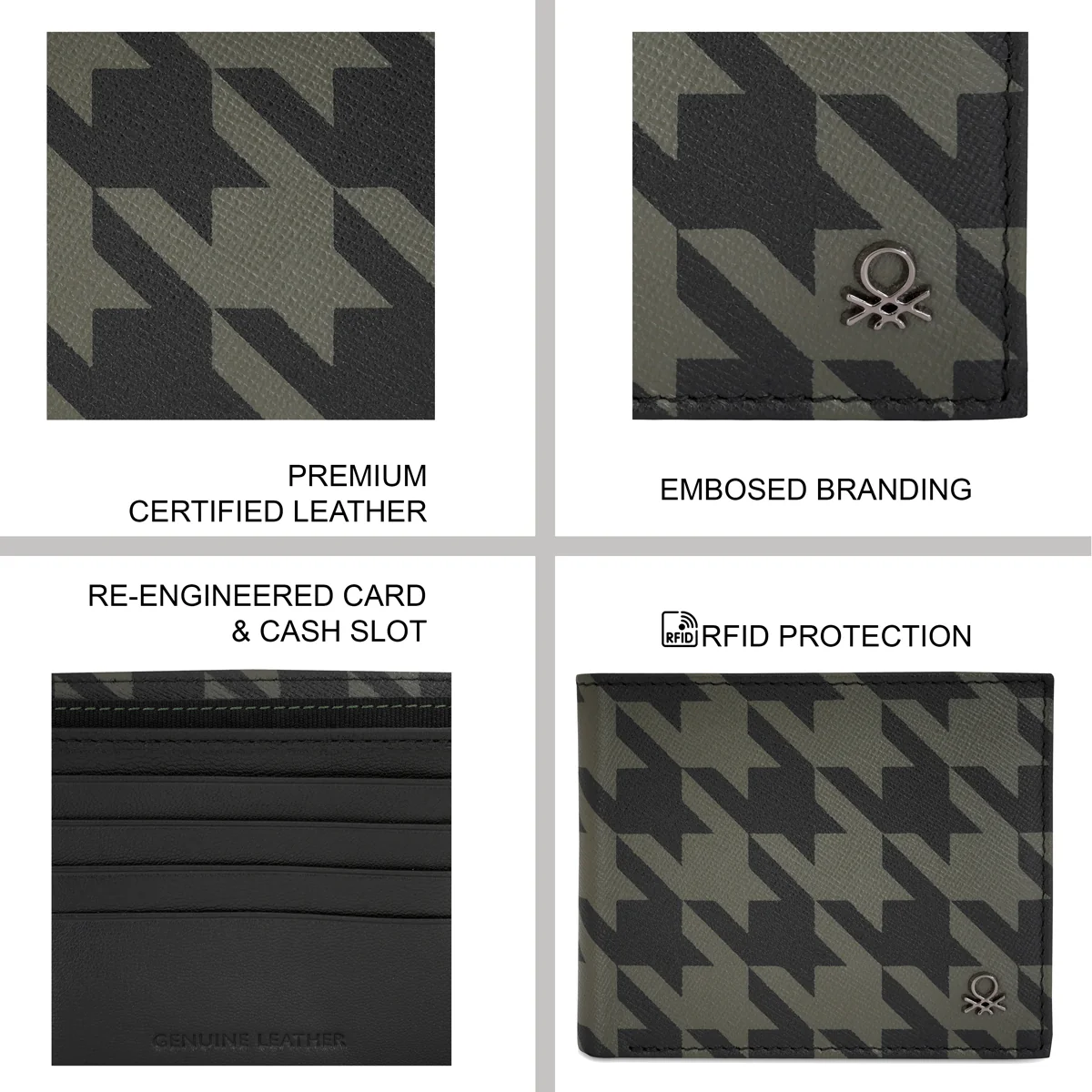 United Colors of Benetton Colier Men's Global Coin Wallet - Image 4