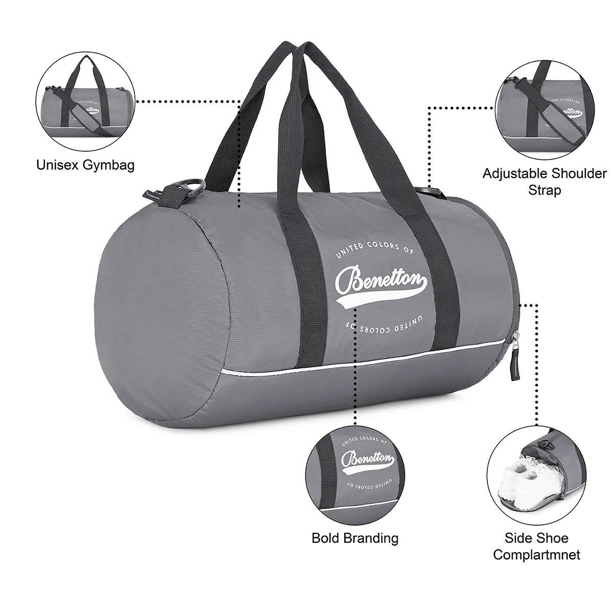 United Colors of Benetton Conrad Gym Bag - Image 4