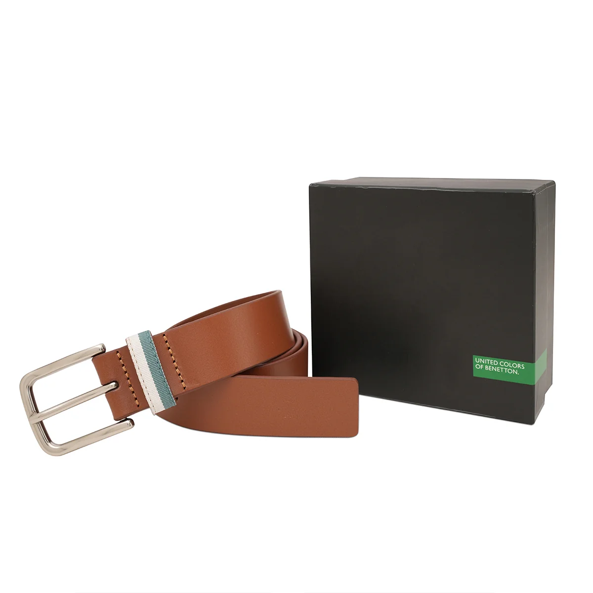 United Colors of Benetton Drecel Men's Non Reversible Belt - Image 6