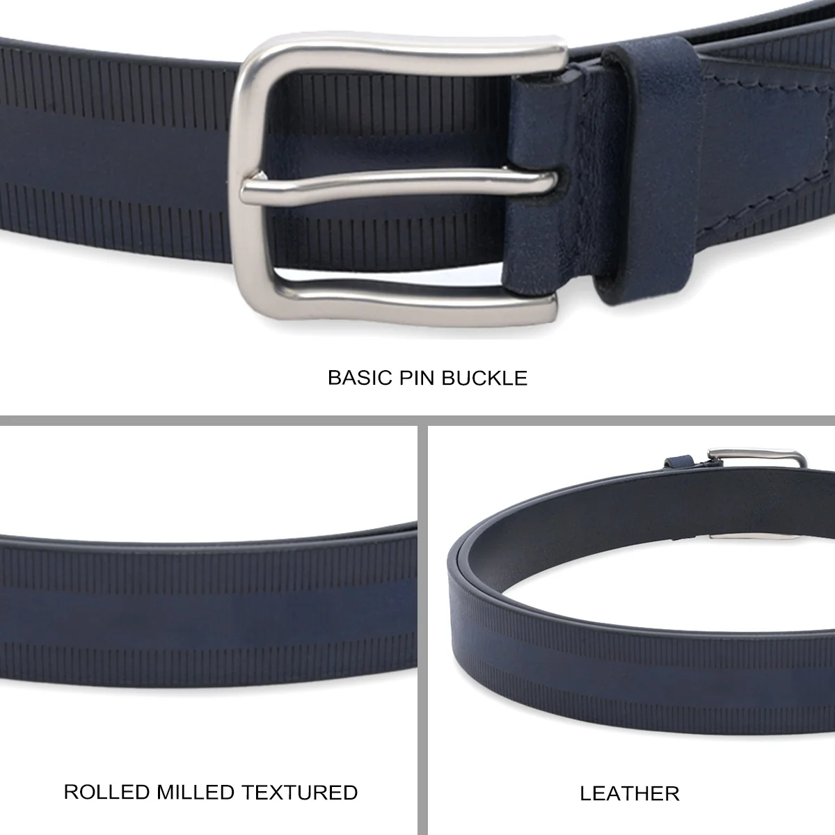 United Colors of Benetton Ekwok Men's Non Reversible Belt - Image 4