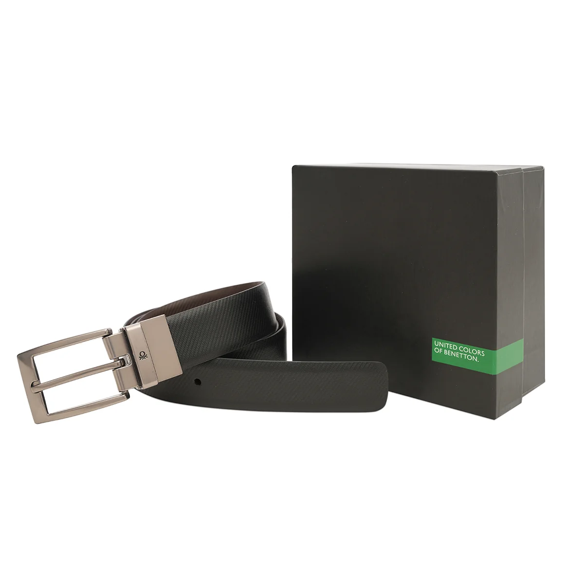 United Colors of Benetton Elvion Men's Reversible Belt - Image 8
