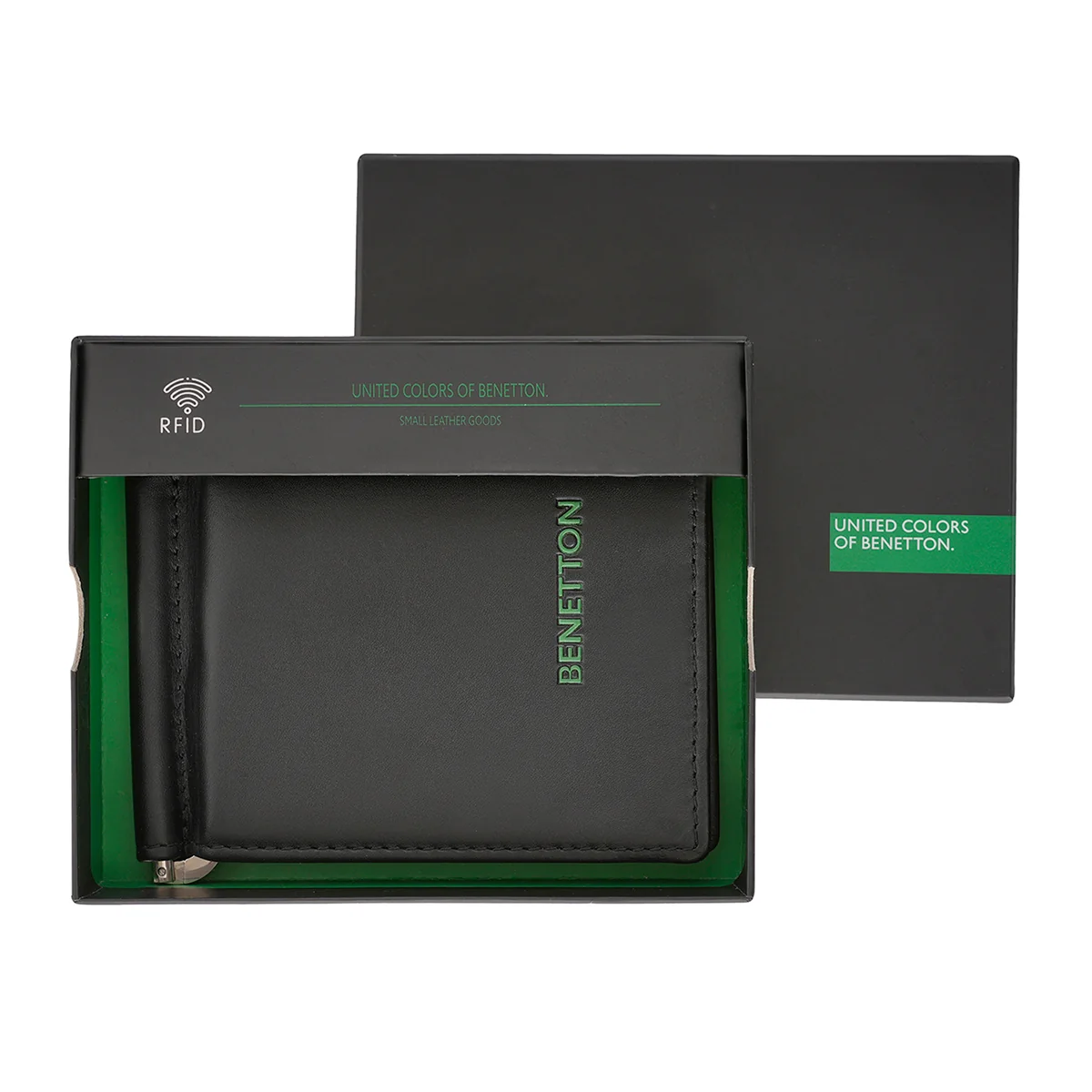 United Colors of Benetton Emberto Men's Money Clip Wallet - Image 23
