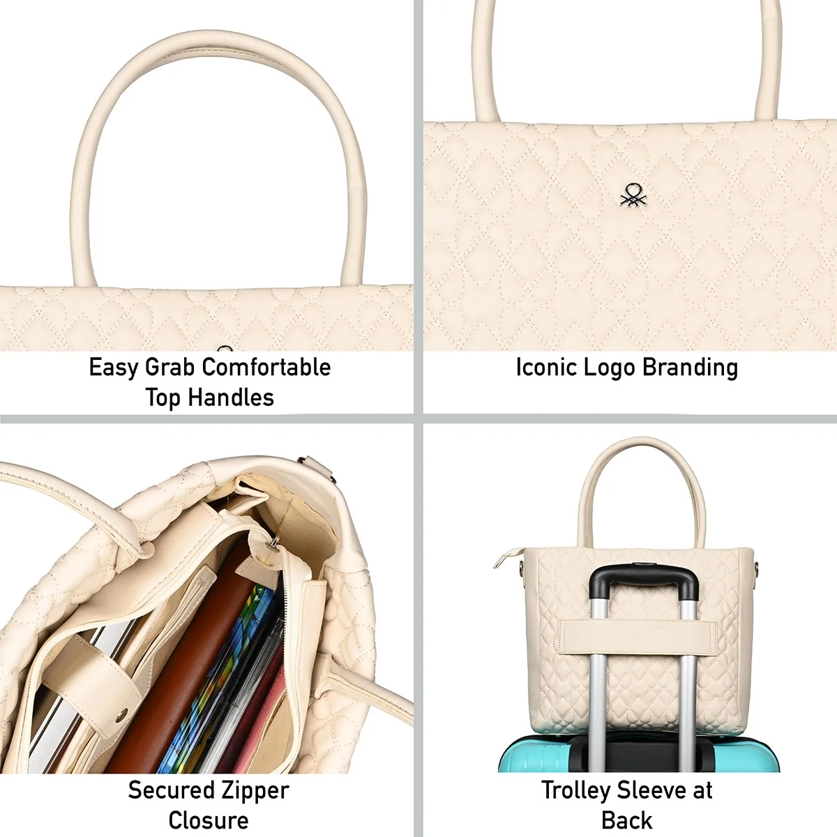 United Colors of Benetton Enna Women's Tote - Image 6