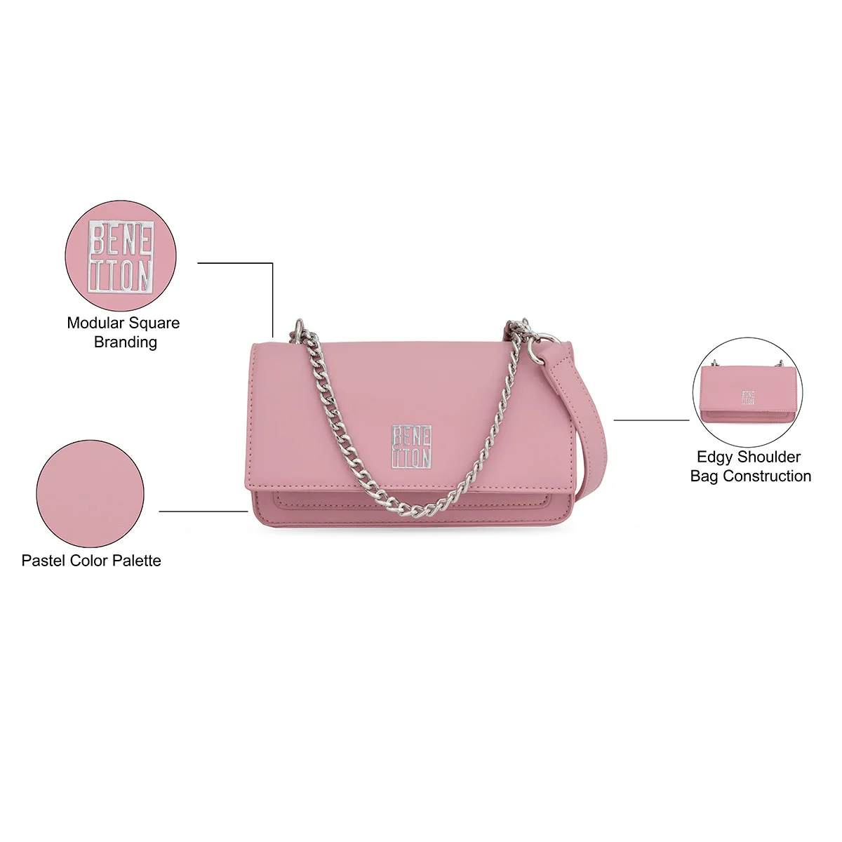United Colors of Benetton Erna Women's Sling - Image 4