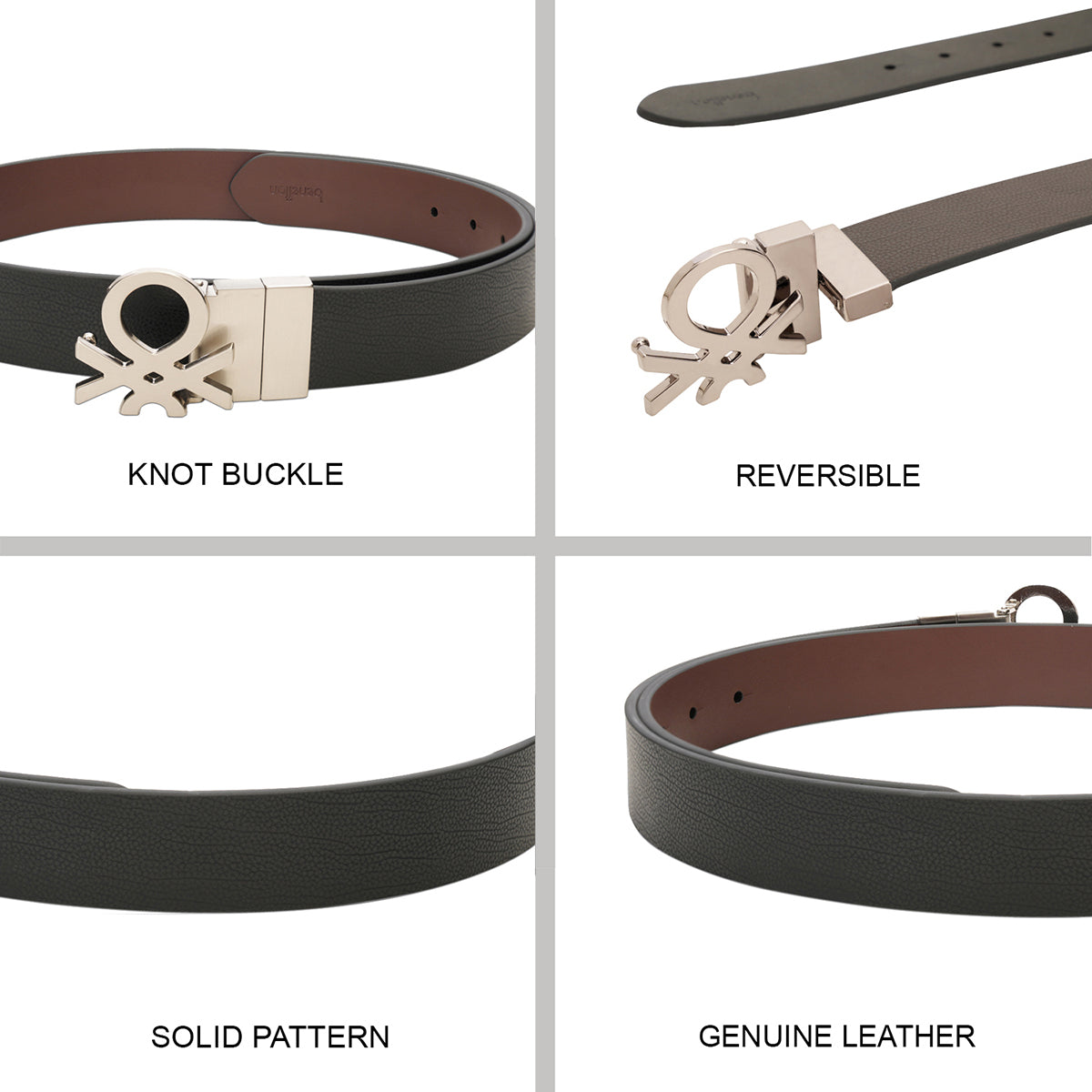 United Colors of Benetton Eryndel Men's Reversible Belt - Image 9
