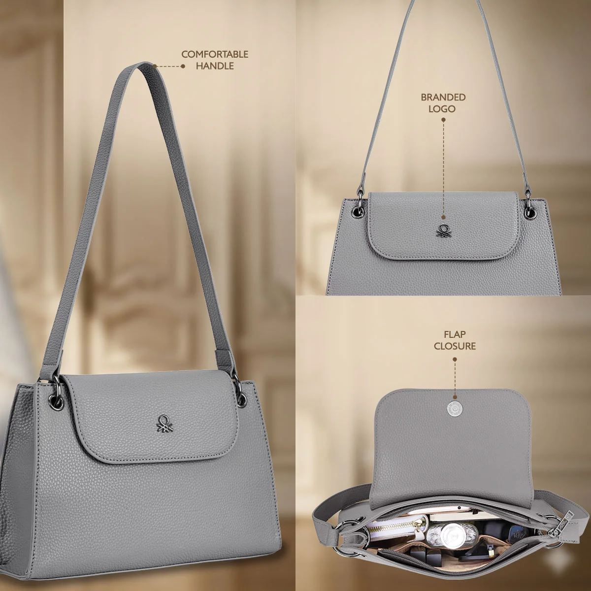 United Colors of Benetton Evalin Women's Sling - Image 3